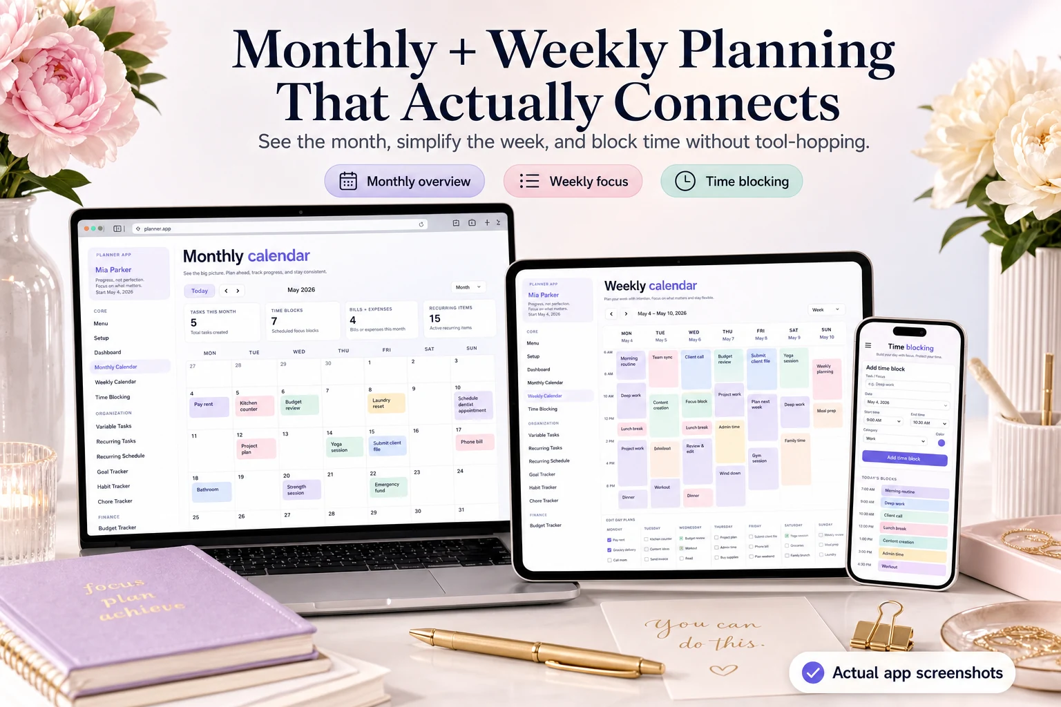 ADHD Planner App screen 3