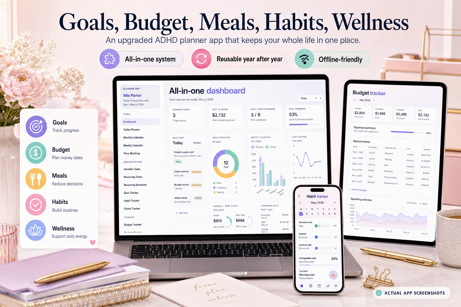 ADHD Planner App screen 4