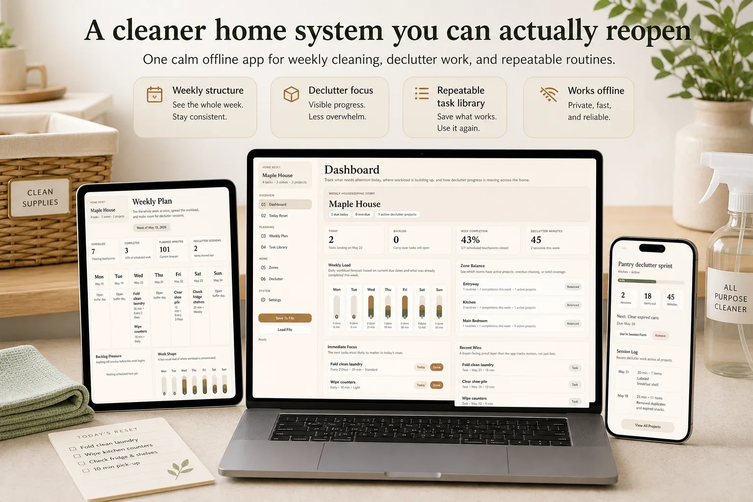 Cleaning Schedule Declutter App screen 4