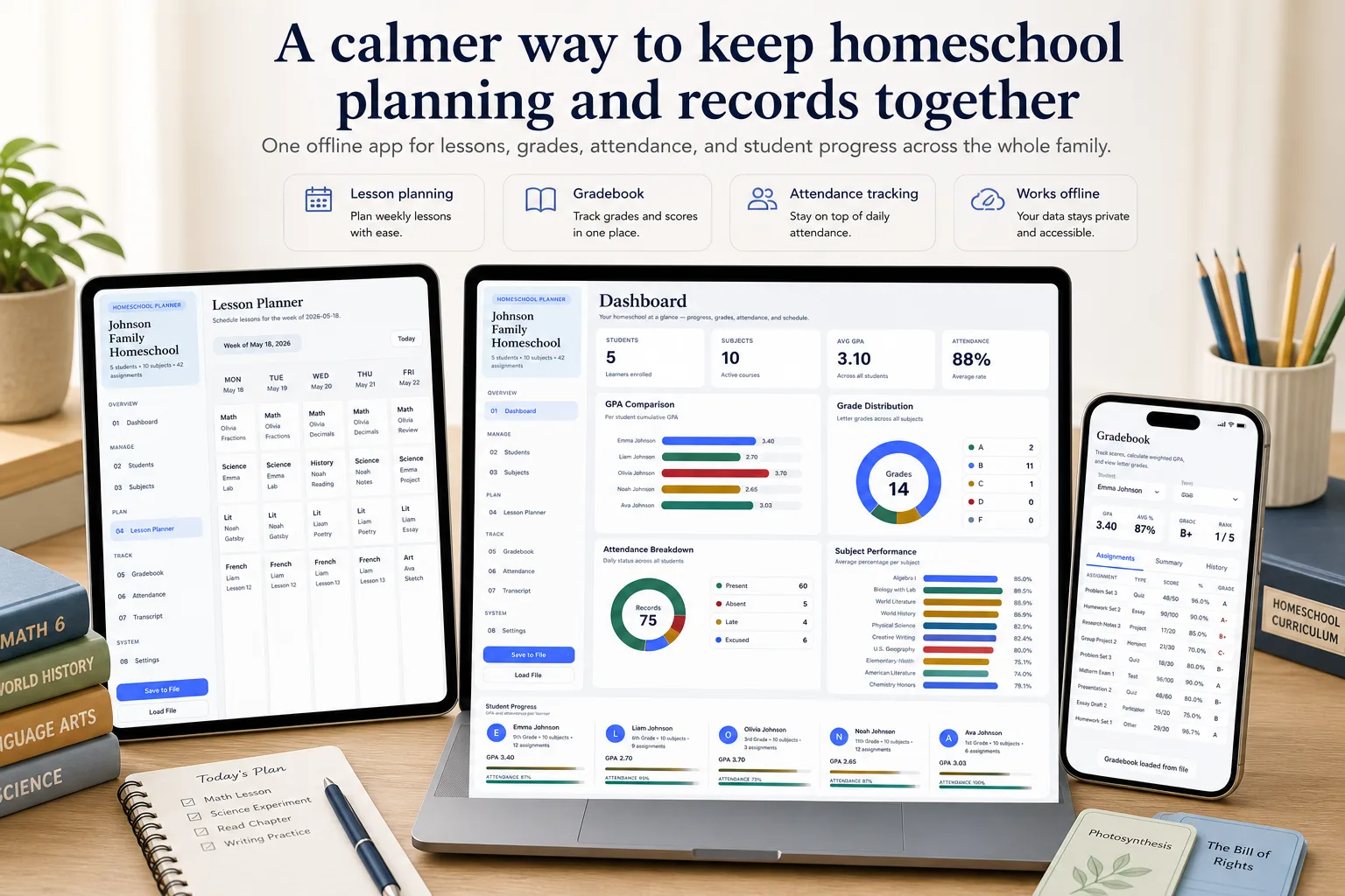 Homeschool Planner App screen 4