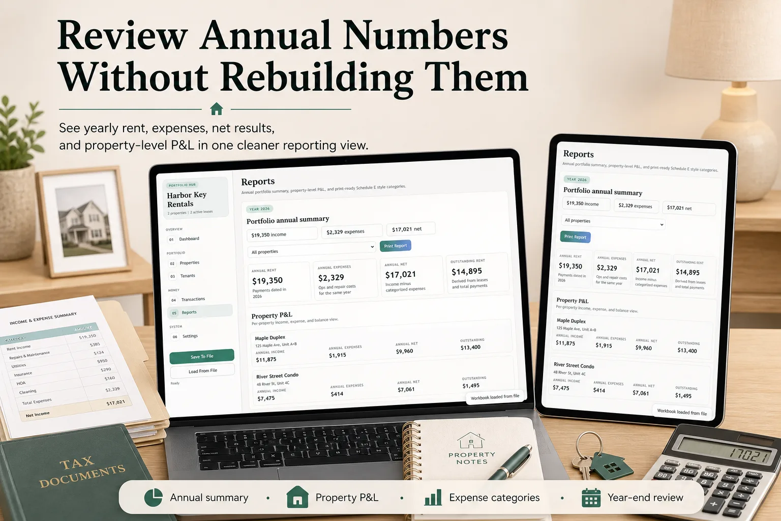 Landlord Rental Property Tracker App screen 3