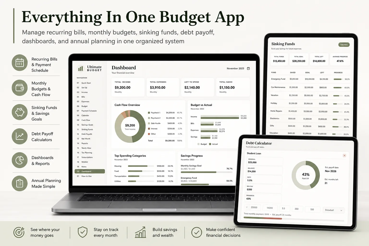 Ultimate Budget App screen 1