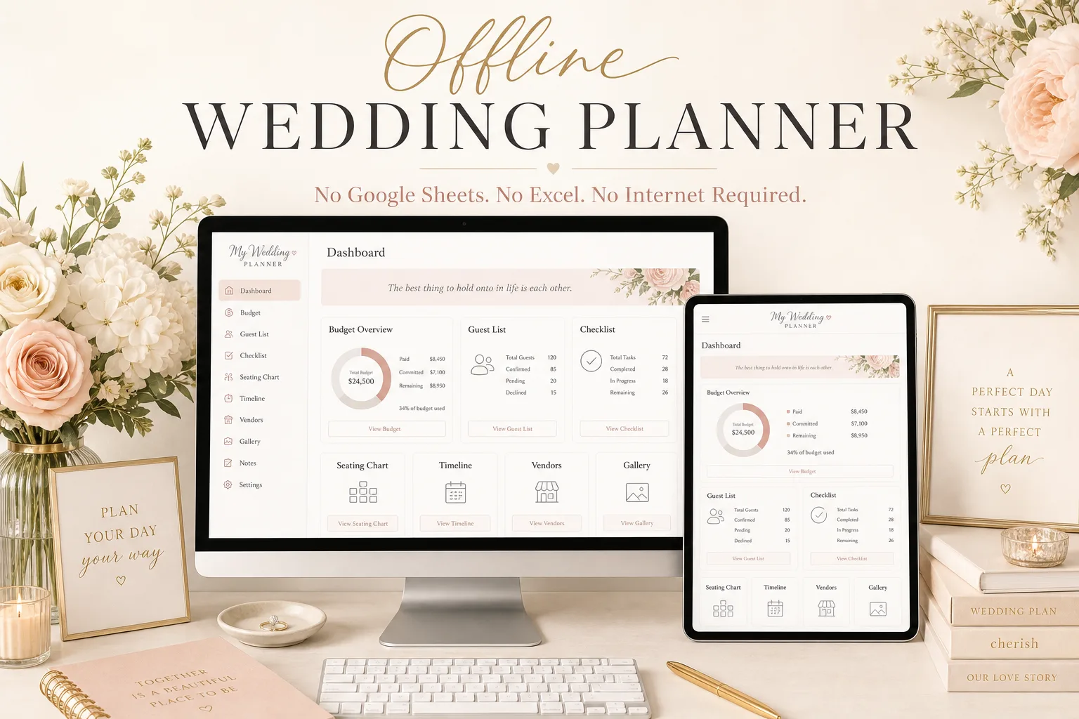 Wedding Planner App product preview