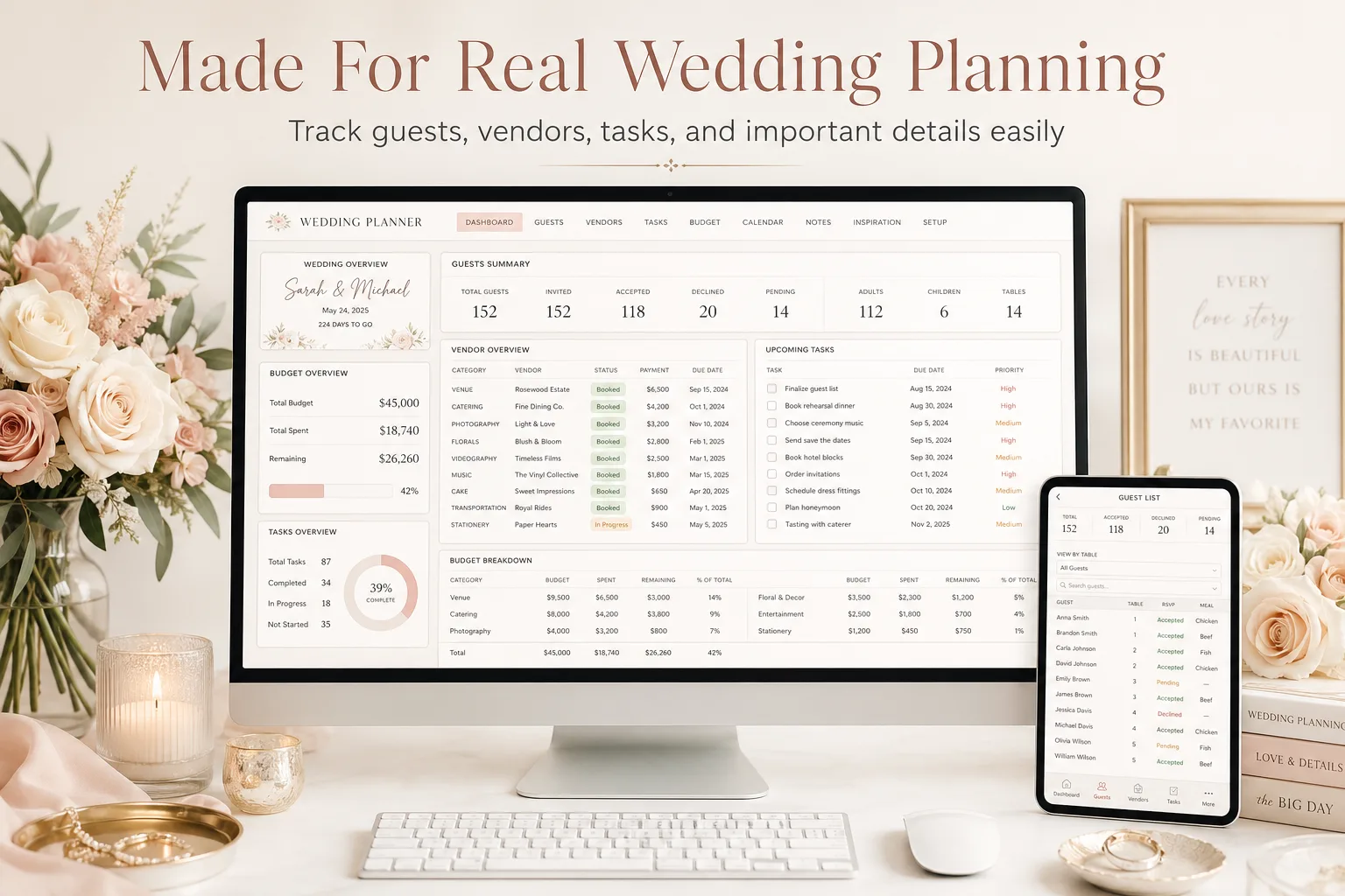 Wedding Planner App screen 4