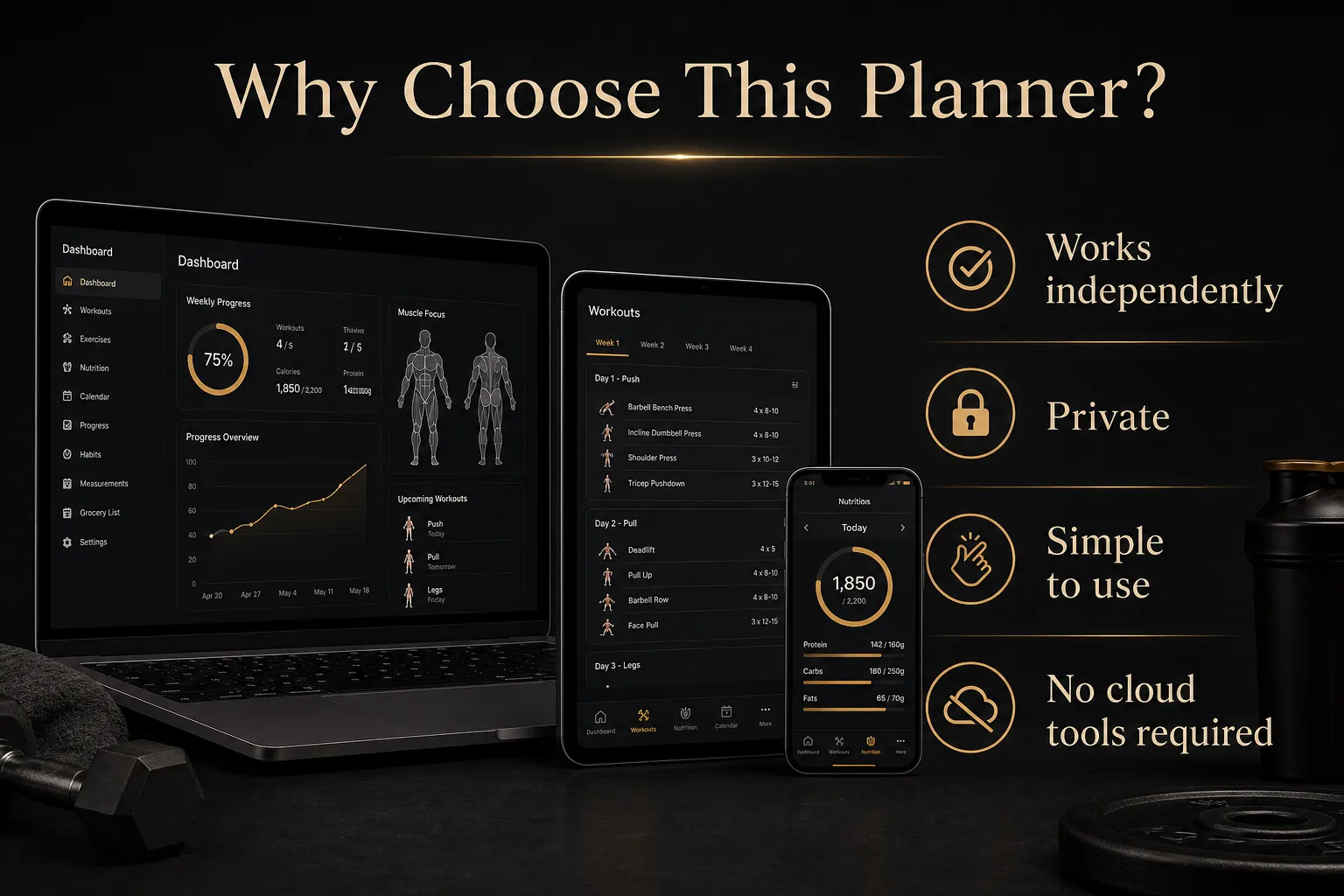 Workout Planner App screen 4